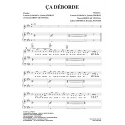 Sheet music ÇA DÉBORDE Jérémy FREROT