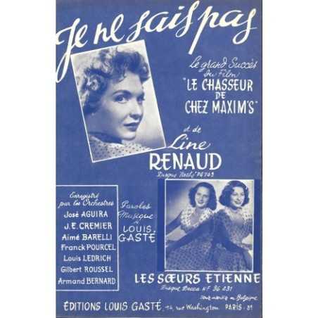 JE NE SAIS PAS (Melodie-Lyrics)