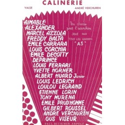 Partition CALINERIE André VERCHUREN