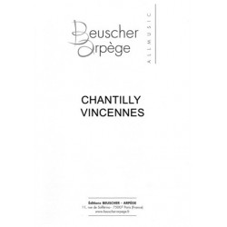 Partition CHANTILLY VINCENNES André VERCHUREN