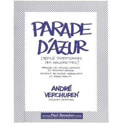 Partition PARADE D'AZUR André VERCHUREN