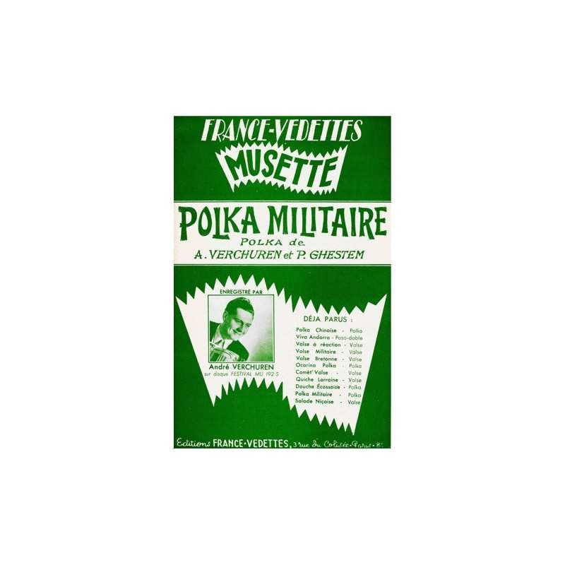 Partition POLKA MILITAIRE  André VERCHUREN