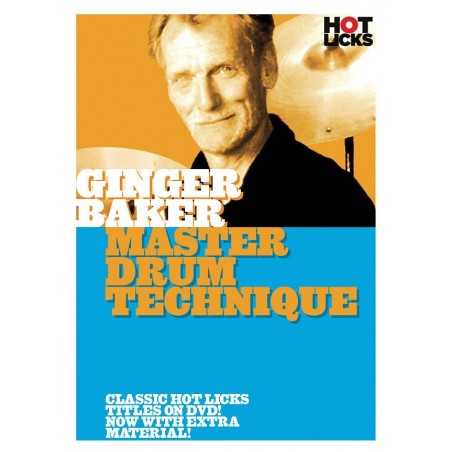 DVD GINGER BAKER - MASTER DRUM TECHNIQUE