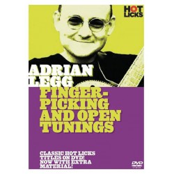 DVD ADRIAN LEGG - FINGER-PICKING AND OPEN TUNINGS