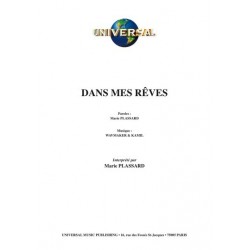 Partition DANS MES RÊVES Marie PLASSARD