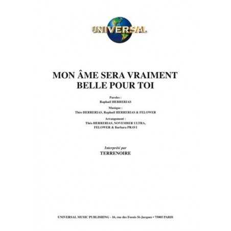 MON ÂME SERA VRAIMENT BELLE POUR TOI