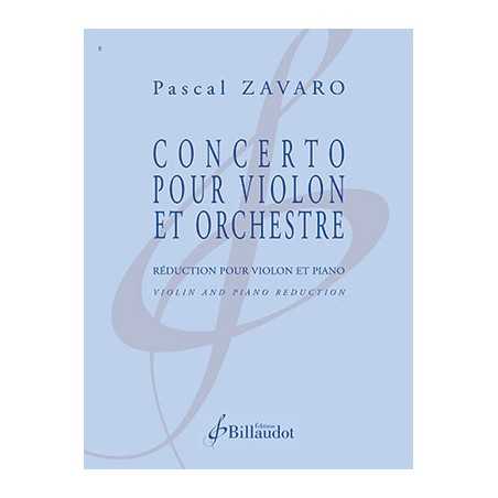 CONCERTO POUR VIOLON ET ORCHESTRE