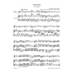 Partition CONCERTO IN G MAJOR KV 313 Wolfgang Amadeus Mozart