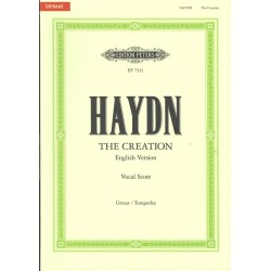 Partition THE CREATION Joseph HAYDN