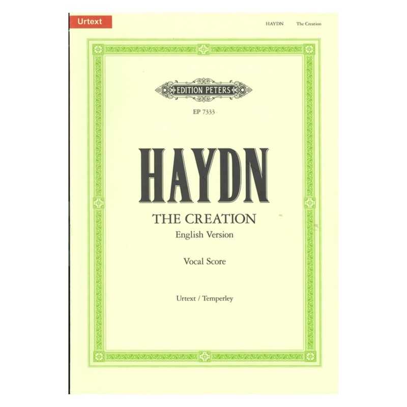 Partition THE CREATION Joseph HAYDN