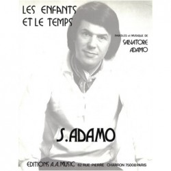 Partition LES ENFANTS ET LE TEMPS Salvatore ADAMO