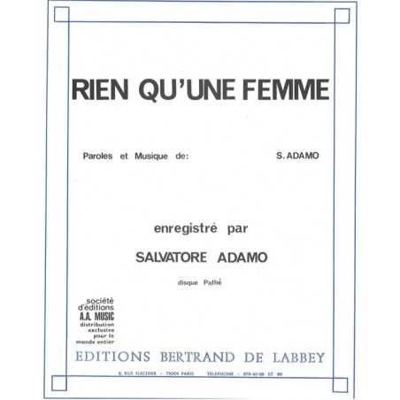 RIEN QU'UNE FEMME
