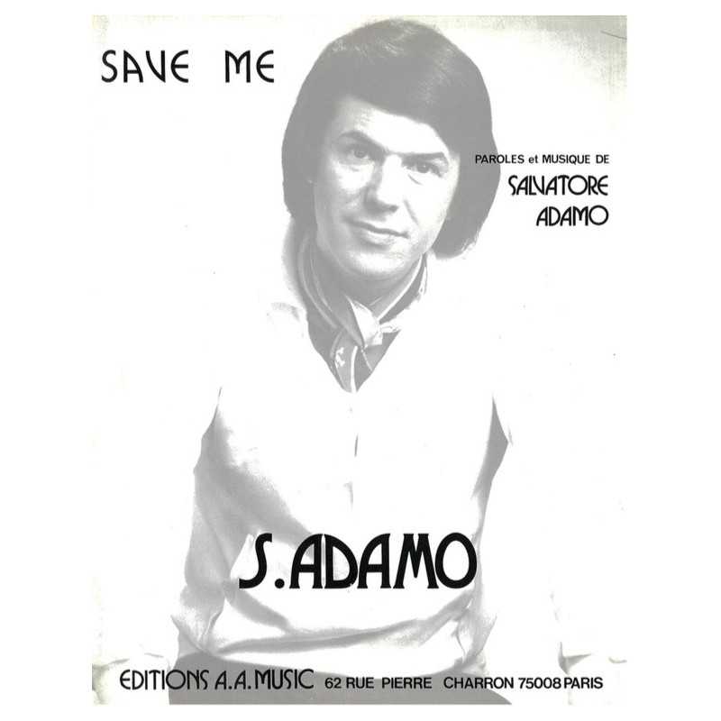 Partition SAVE ME Salvatore ADAMO