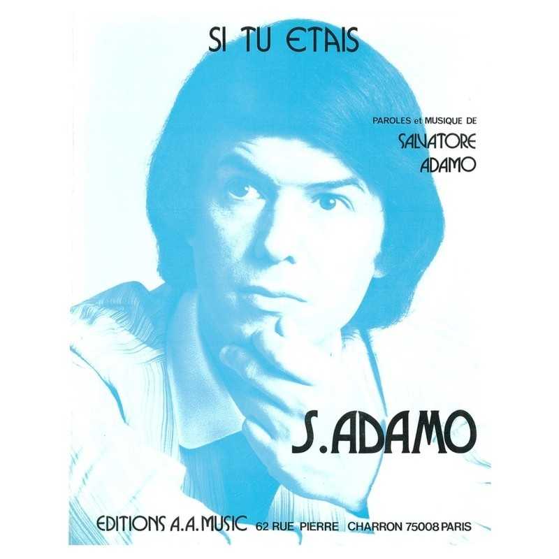 Partition SI TU ÉTAIS Salvatore ADAMO