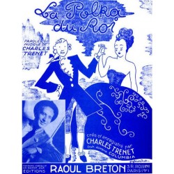 Partition LA POLKA DU ROI Charles TRENET