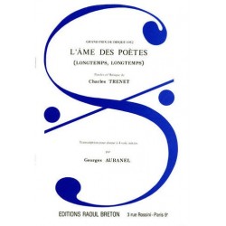 Partition L'ÂME DES POÈTES (CHŒUR À 4 VOIX) Charles TRENET