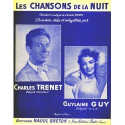 Partition LES CHANSONS DE LA NUIT Charles TRENET