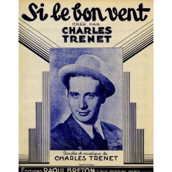 Partition SI LE BON VENT Charles TRENET