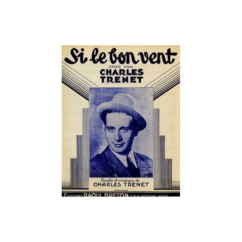Partition SI LE BON VENT Charles TRENET