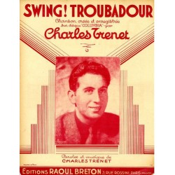 Partition SWING TROUBADOUR Charles TRENET