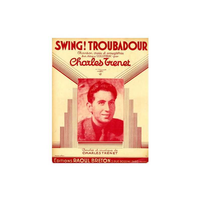 Partition SWING TROUBADOUR Charles TRENET