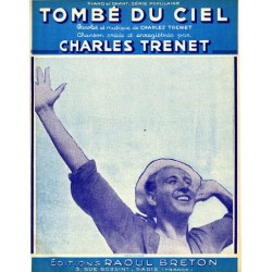 Sheet music TOMBÉ DU CIEL Charles TRENET