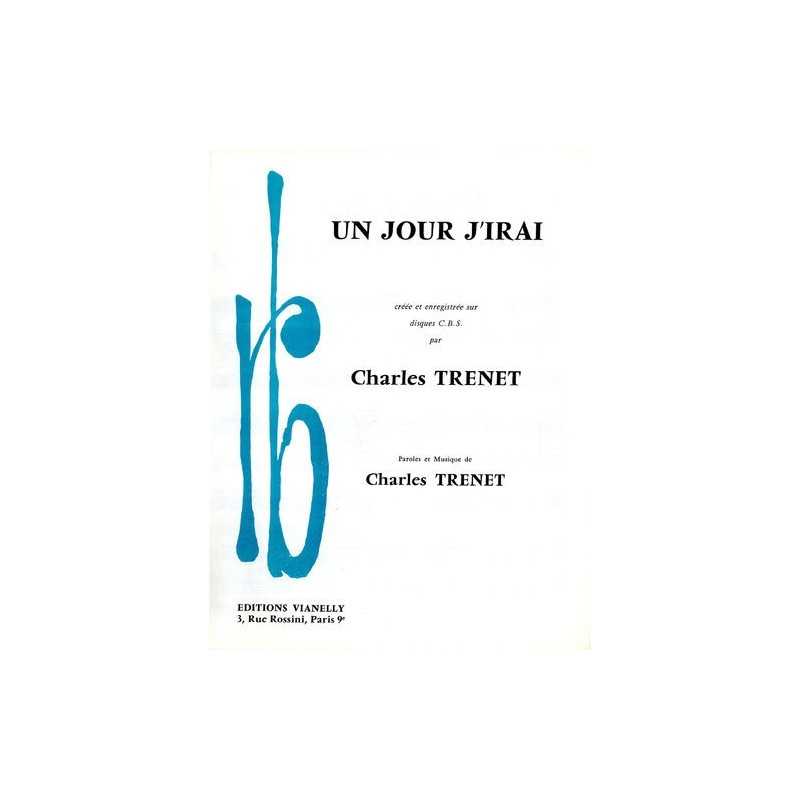 Partition UN JOUR J'IRAI Charles TRENET
