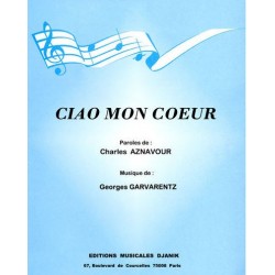 Partition CIAO MON CŒUR Charles AZNAVOUR