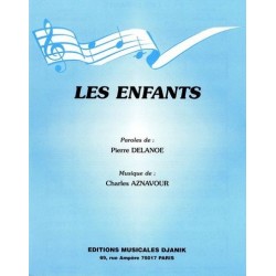 Partition LES ENFANTS Charles AZNAVOUR