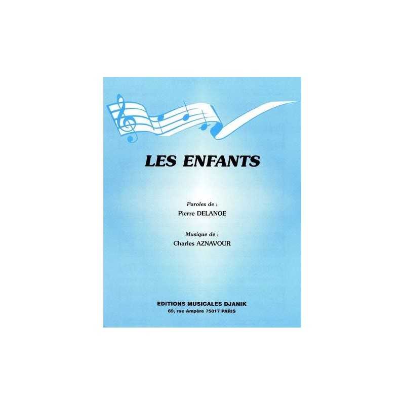 Partition LES ENFANTS Charles AZNAVOUR