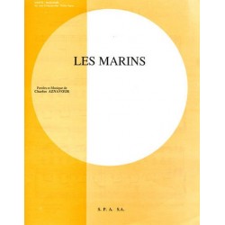 Partition LES MARINS Charles AZNAVOUR