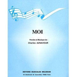 Partition MOI Charles AZNAVOUR