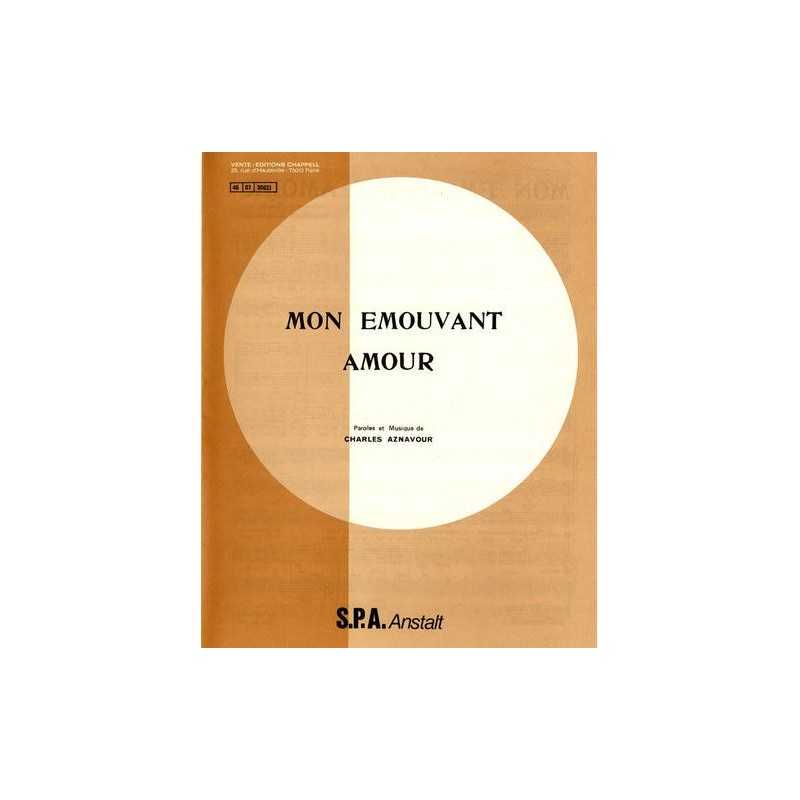 Partition MON ÉMOUVANT AMOUR Charles AZNAVOUR PDF