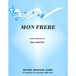 Partition MON FRÈRE Charles AZNAVOUR