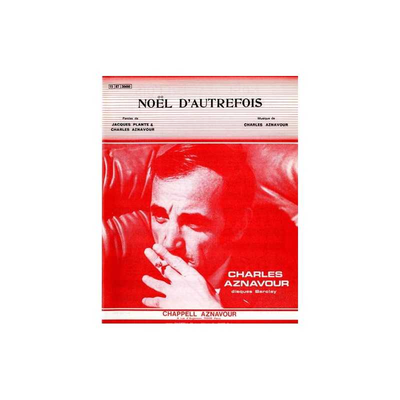Partition NOËL D'AUTREFOIS Charles AZNAVOUR PDF