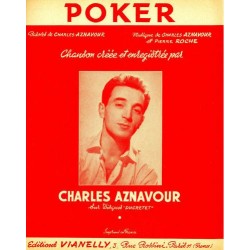 Partition POKER Charles AZNAVOUR