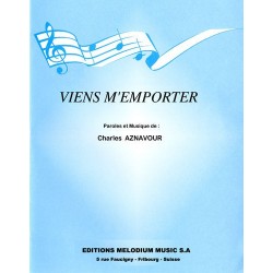 Partition VIENS M'EMPORTER Charles AZNAVOUR