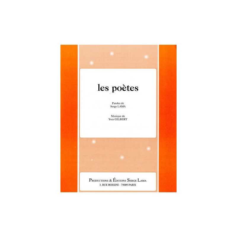 Sheet music LES POÈTES Serge LAMA pdf