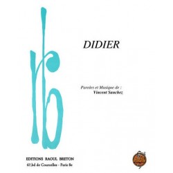 Partition DIDIER ZOUFRIS MARACAS