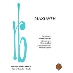 Partition MAZUNTE ZOUFRIS MARACAS