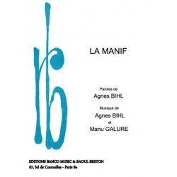 Partition LA MANIF Agnès BIHL