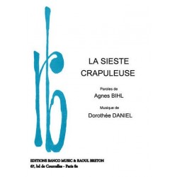 Partition LA SIESTE CRAPULEUSE Agnès BIHL