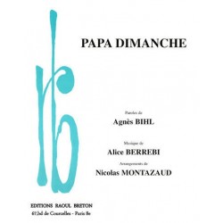 Partition PAPA DIMANCHE Agnès BIHL