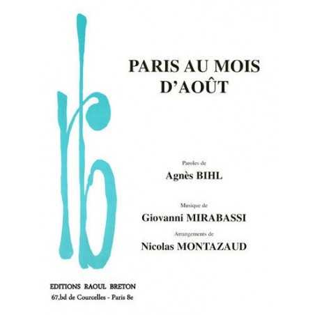 PARIS AU MOIS D'AOÛT