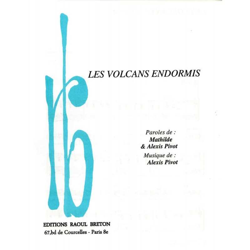 Partition LES VOLCANS ENDORMIS MATHILDE