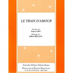 Partition LE TRAIN D'AMOUR Gilbert BÉCAUD