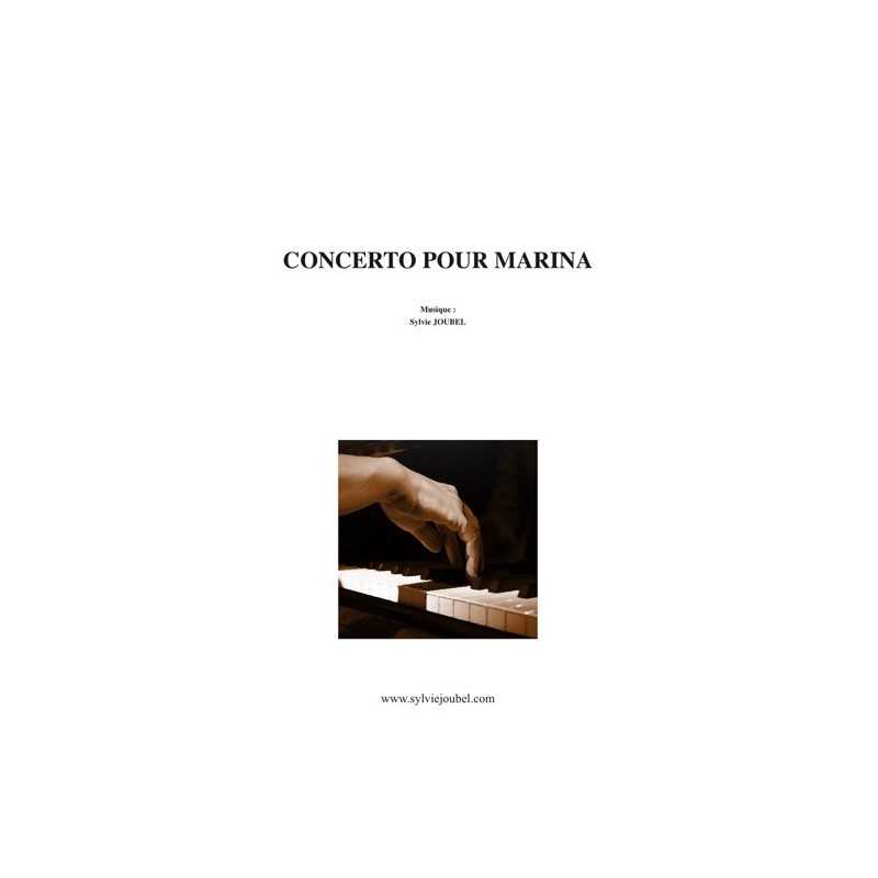 Sheet music CONCERTO POUR MARINA SYLVIE JOUBEL