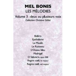 MEL BONIS - LES MÉLODIES VOLUME 3