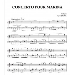 Sheet music CONCERTO POUR MARINA SYLVIE JOUBEL