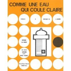 Partition COMME UNE EAU QUI COULE CLAIRE Salvatore ADAMO